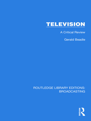 cover image of Television